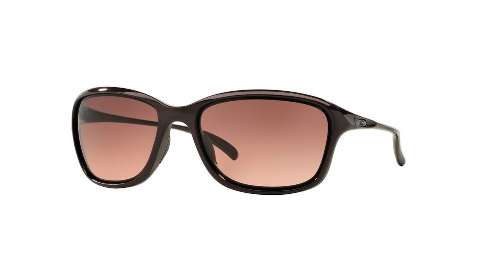 Oakley SHE'S UNSTOPPABLE OO9297 Sunglasses 929703-57 - Raspberry Spritzer Frame, G40 Black Gradient Lenses