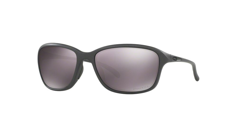 Oakley SHE'S UNSTOPPABLE OO9297 Sunglasses 929705-57 - Steel Frame, Prizm Daily Polarized Lenses