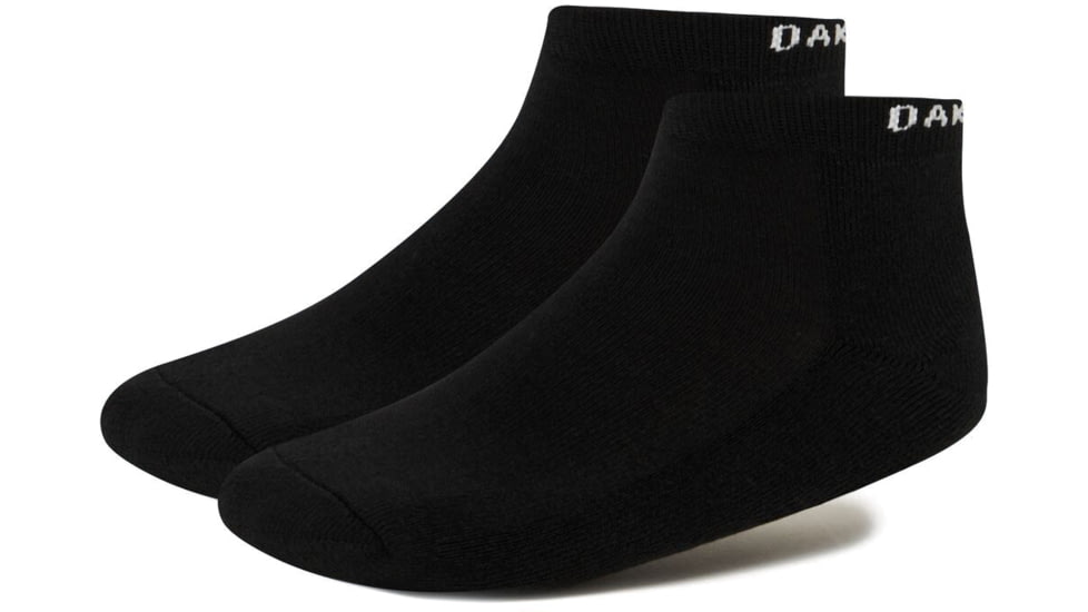 Oakley Short Solid Socks, 3 Pcs, Mens, Blackout, Medium, FOS900351-02E-M