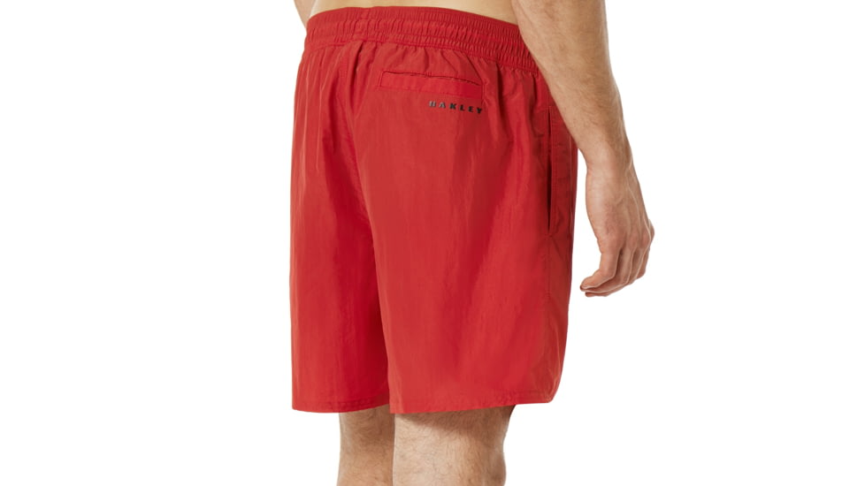 Oakley 16 Inches Solid Boardshort - Mens, Red Line, 2XL, 482403-465-XXL