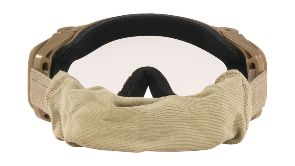 Oakley SI Ballistic Goggle UPLC,Terrain Tan Frame,Shield Clear/Grey Lens 53-114