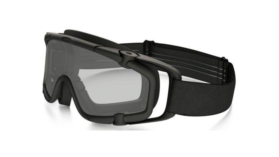 Oakley SI Ballistic Goggles, Black Frame, Clear Lens 11-129