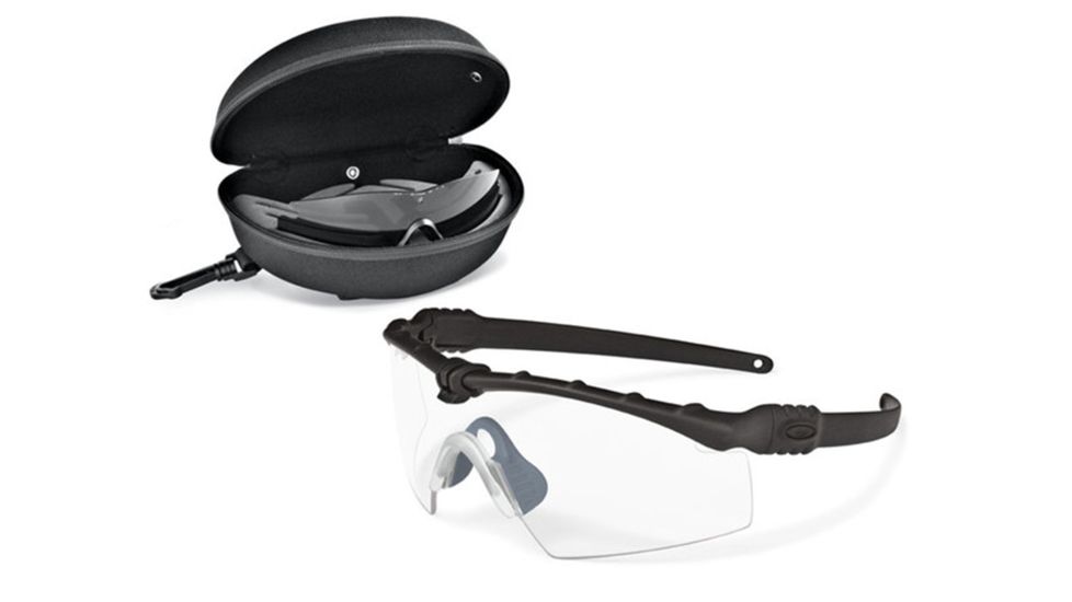 Oakley SI Ballistic M Frame 3.0 Array Sunglasses,Matte Black Fleet Frame,Shield Prizm Clear/Grey Lens OO9146-21