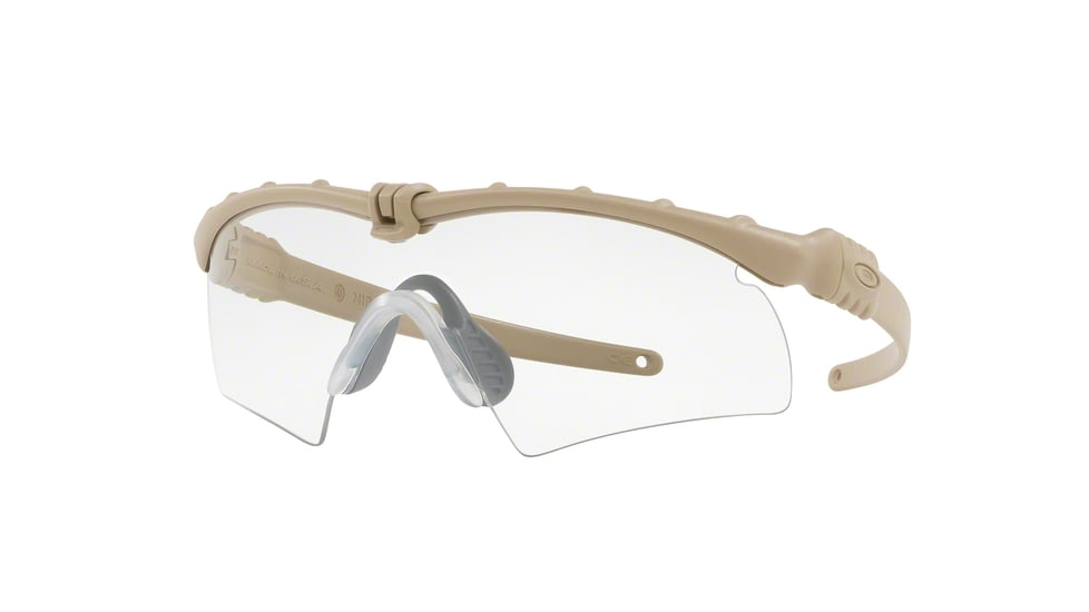 Oakley SI Standard Issue Ballistic M Frame 3.0 Strike Glasses - Men's, Desert Tan Frame, Clear Lens, 2XL, OO9146-914627-32