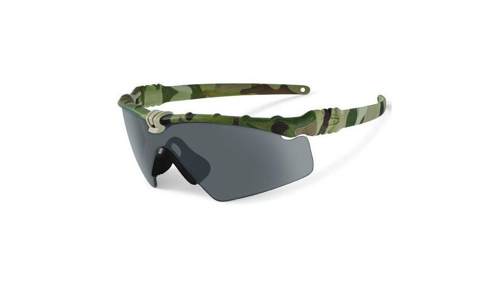 Oakley SI Ballistic M Frame 3.0 Sunglasses, Multicam Frame, Grey Lens OO9146-02