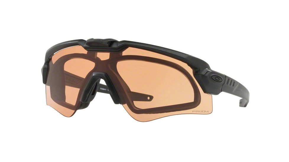 Oakley SI BALLISTIC M FRAME ALPHA OO9296 Sunglasses 929601-44 - Matte Black Frame, Clear Lenses