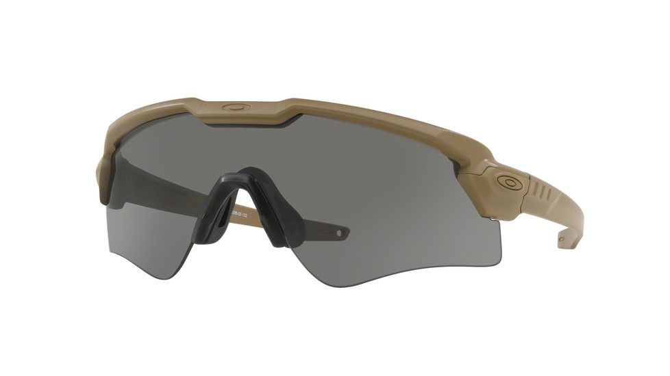 Oakley SI BALLISTIC M FRAME ALPHA OO9296 Sunglasses 929606-44 - Terrain Tan Frame, Grey Lenses