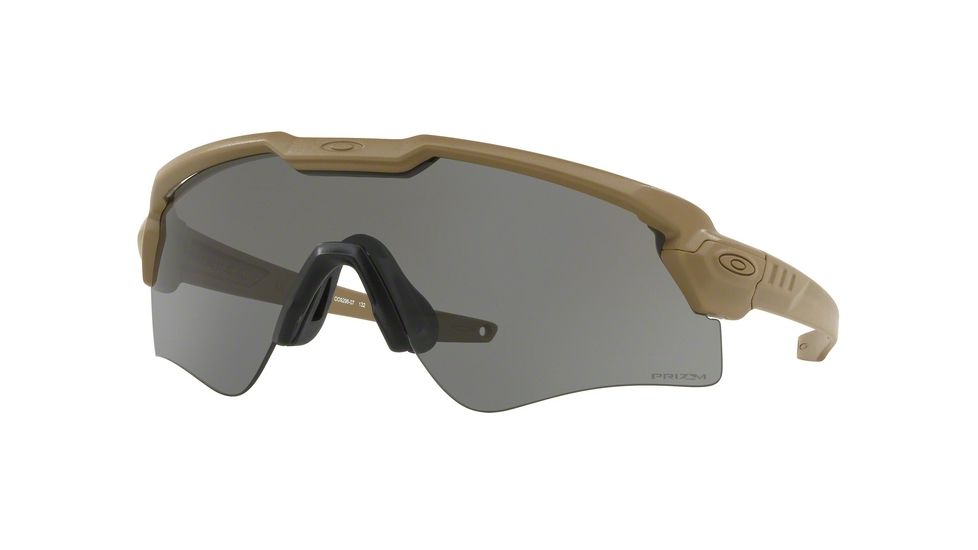 Oakley SI BALLISTIC M FRAME ALPHA OO9296 Sunglasses 929607-44 - Terrain Tan Frame, Clear Lenses