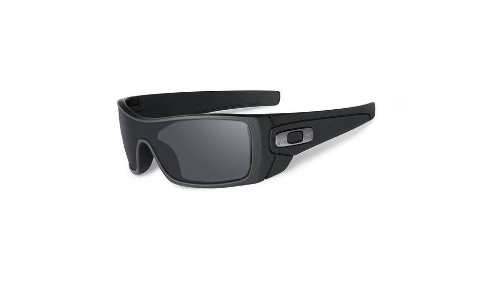 Oakley SI Batwolf Sunglasses,Cobalt Frame,Shield Black Iridium Polarized Lens OO9101-41