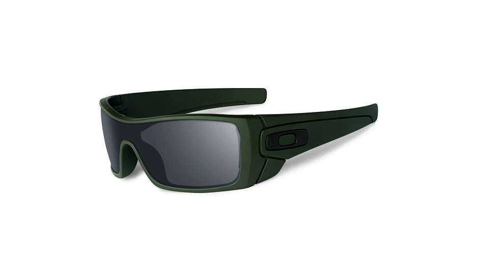 Oakley SI Batwolf Sunglasses,Mil Spec Green Frame,Shield Black Iridium Lens OO9101-44