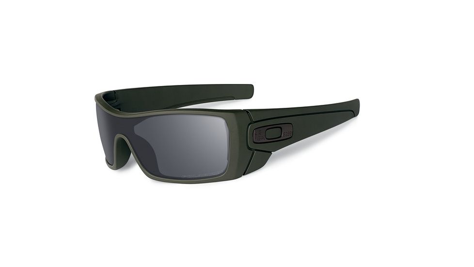 Oakley SI Batwolf Sunglasses,Mil Spec Green Frame,Shield Black Iridium Polarized Lens OO9101-45