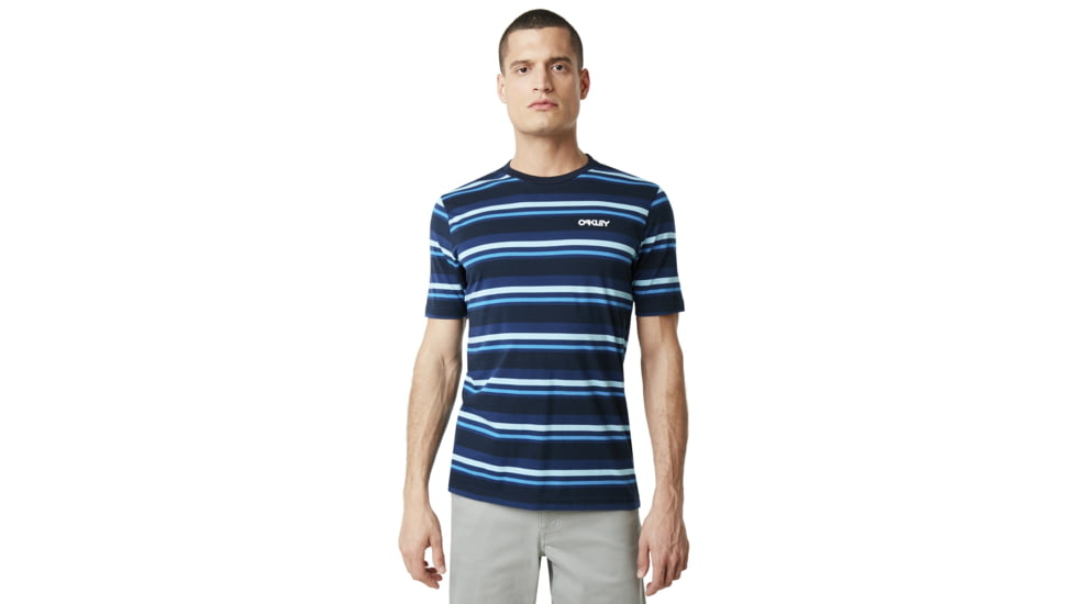 Oakley Bold Yd Stripe Tee - Men's, Fathom, Medium, 457701-6AC-M