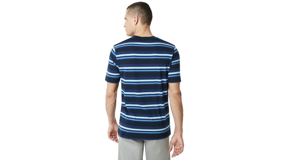 Oakley Bold Yd Stripe Tee - Men's, Fathom, Medium, 457701-6AC-M