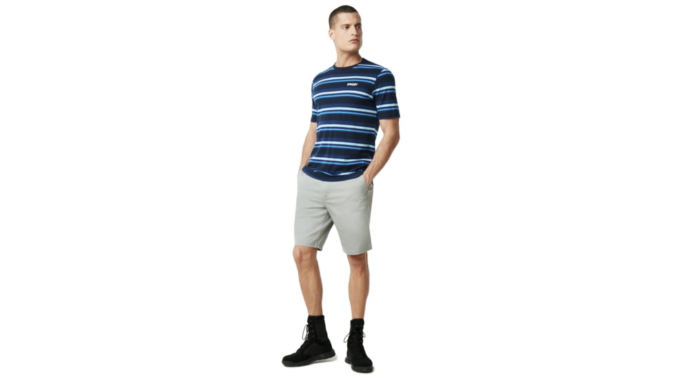 Oakley Bold Yd Stripe Tee - Men's, Fathom, Medium, 457701-6AC-M