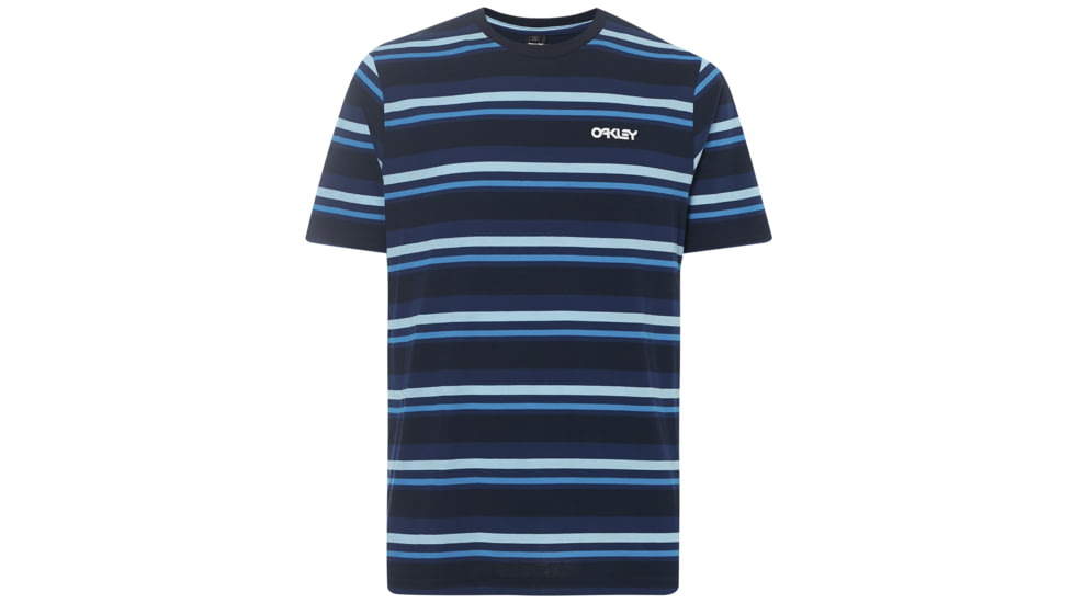 Oakley Bold Yd Stripe Tee - Men's, Fathom, Medium, 457701-6AC-M