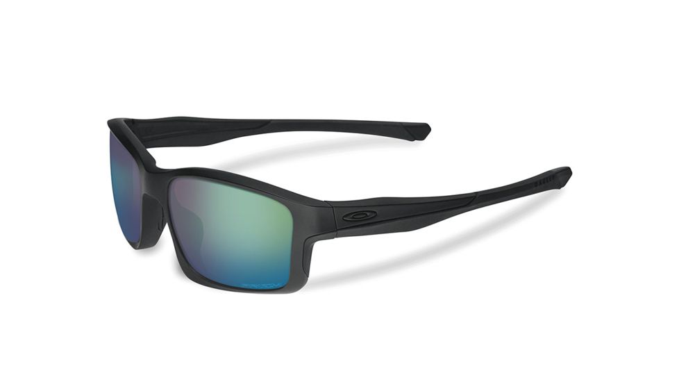 Oakley SI Chainlink Sunglasses,Matte Black Frame,Square Prizm Maritime Lens OO9247-16