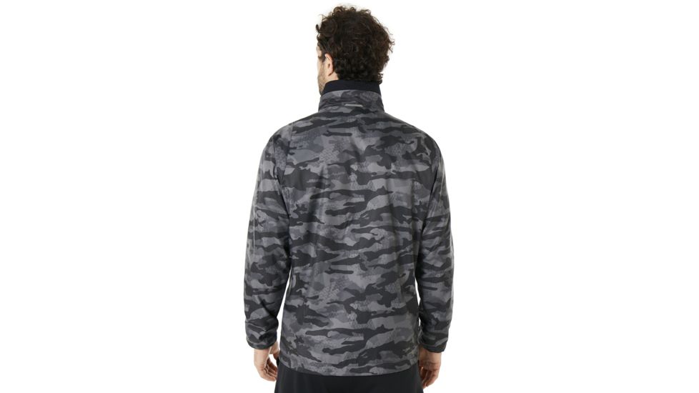 Oakley Enhance Graphic 8.7 Wind Warm Jacket - Mens, Black Print, Extra Large, 412584-00G-XL