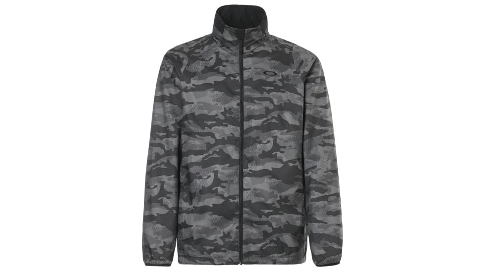 Oakley Enhance Graphic 8.7 Wind Warm Jacket - Mens, Black Print, Extra Large, 412584-00G-XL