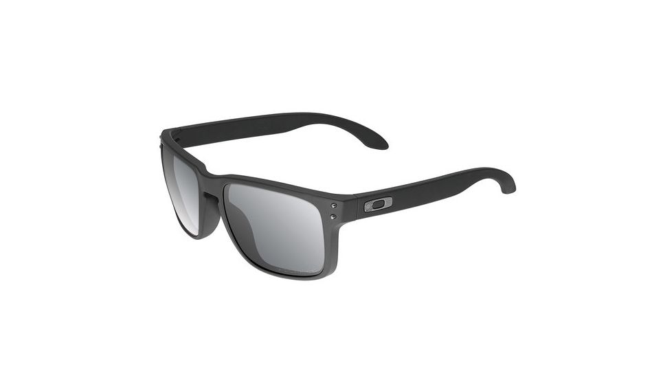 Oakley SI Holbrook Sunglasses,Graphite Black Frame,Square Grey Polarized Lens OO9102-91
