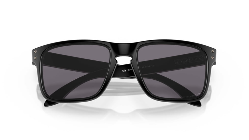 Oakley SI Holbrook Sunglasses, Matte Black Frame, Prizm Gray Polarized Lens, OO9102-K355