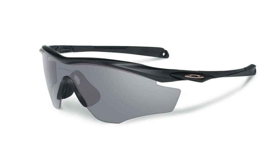 Oakley SI M2 Frame Sunglasses,Matte Black Frame,Shield Grey Lens OO9212-09