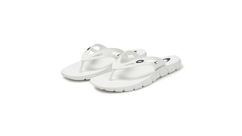 Oakley Operative 2.0 Flip Flop - Mens, White, 10, 13547-100-100-10