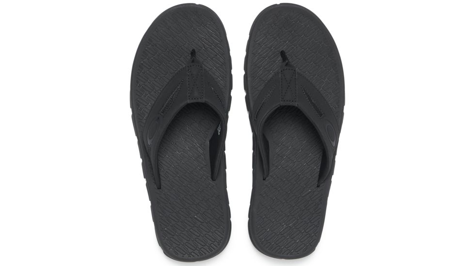 Oakley Operative 2.0 Flip Flop Sandals - Mens, Blackout, 8.0, 13477-02E-02E-8.0