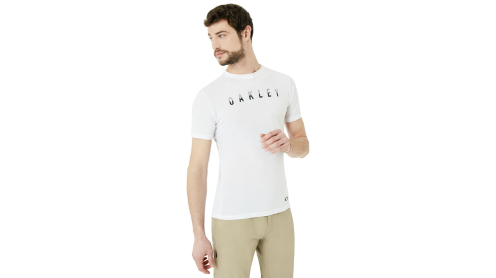 Oakley Radskin Veil Quick-Dry Tee - Mens, White, 2XL, 457126JP-100-XXL