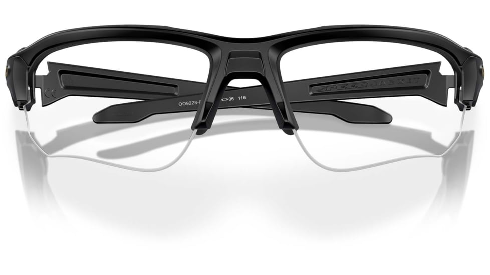 Oakley SI Speed Jacket Sunglasses, Matte Black Frame, Clear/TR22/TR45 Lens, OO9228-05