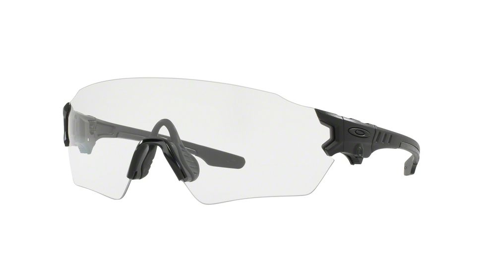 Oakley SI TOMBSTONE SPOIL OO9328 Sunglasses 932805-39 - Matte Black Frame, Clear Lenses