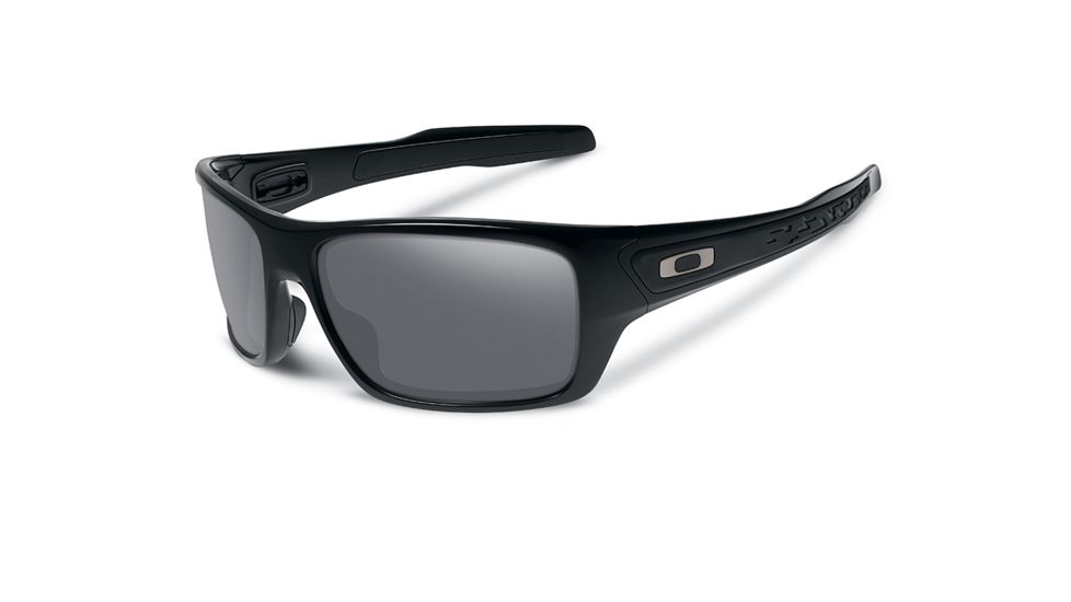Oakley SI Turbine Sunglasses,Matte Black Frame,Rectangle Grey Lens OO9263-11