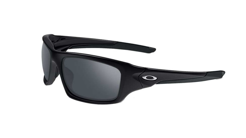 Oakley SI Valve Sunglasses,Matte Black Frame,Rectangle Grey Lens OO9236-08