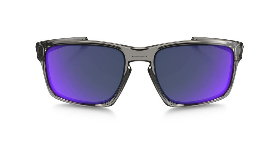 Oakley Silver Sunglasses Grey Smoke Frame, Positive Red Iridium Polarized Lens-OO9262-11