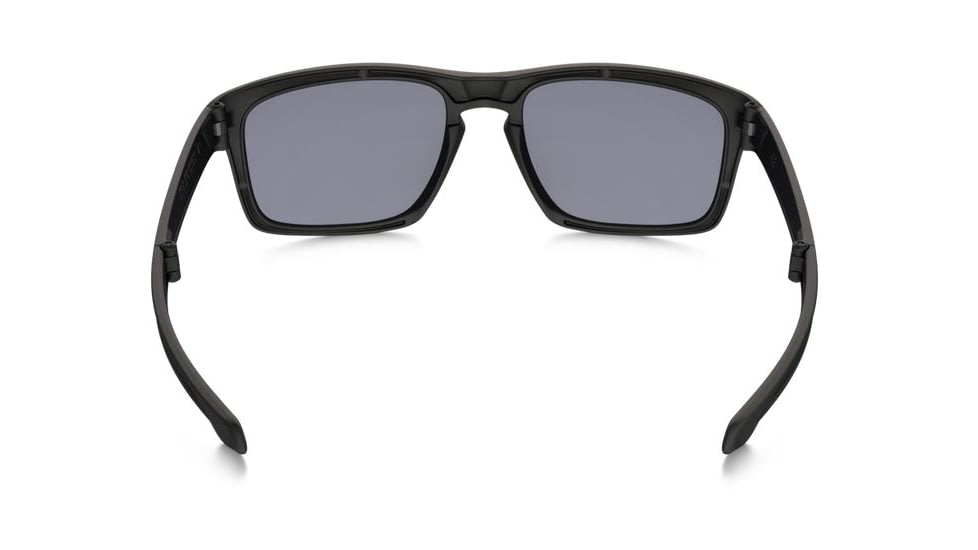 Oakley Silver Foldable Sunglasses Matte Black Frame, Grey Lens-OO9246-01
