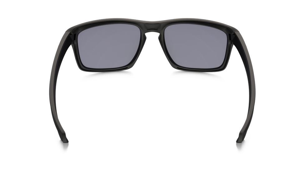 Oakley Silver Sunglasses Matte Black Frame, Grey Lens-OO9262-01