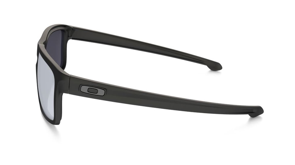 Oakley Silver Sunglasses Matte Black Frame, Grey Lens-OO9262-01