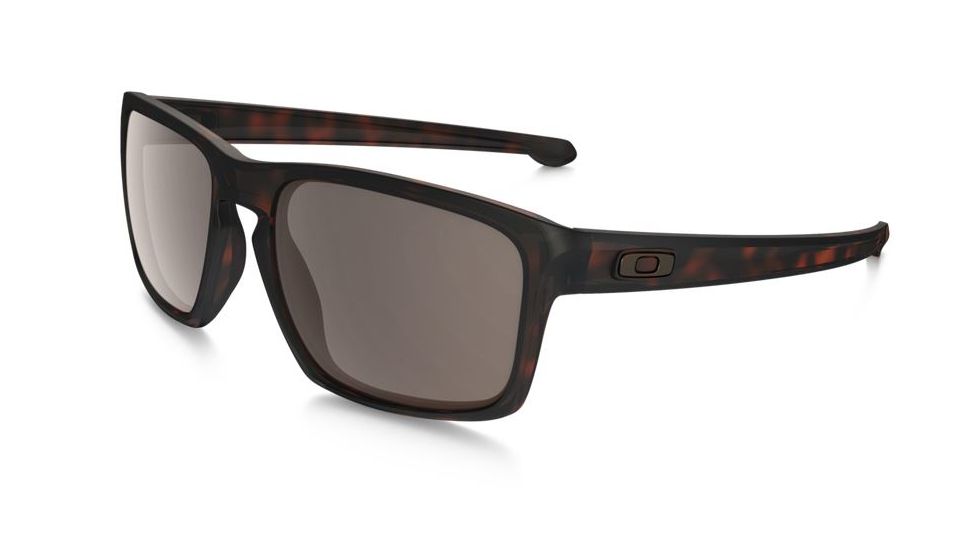 Oakley Silver Sunglasses Matte Brown Tortoise Frame, Warm Grey Lens-OO9262-03