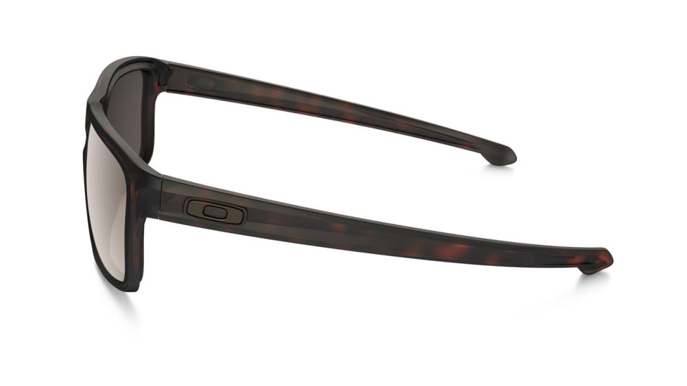 Oakley Silver Sunglasses Matte Brown Tortoise Frame, Warm Grey Lens-OO9262-03
