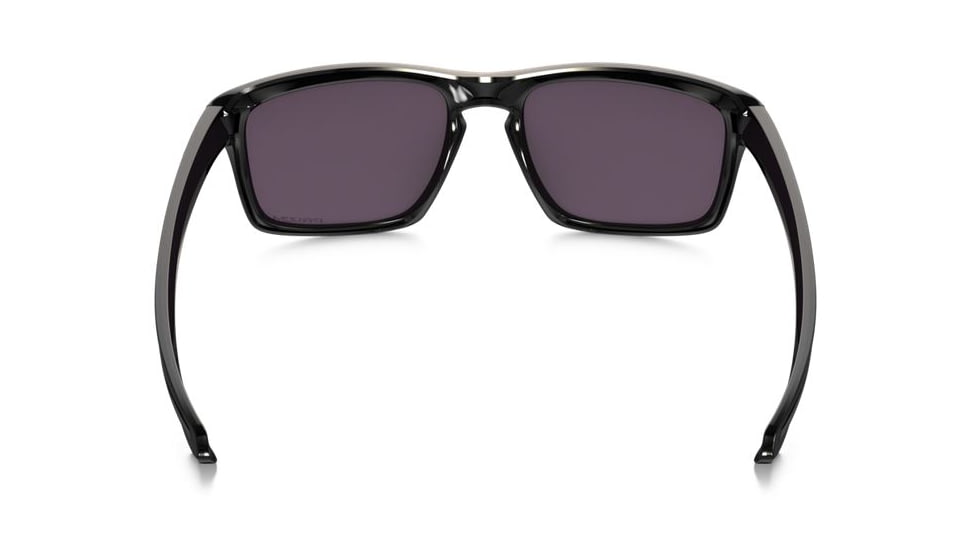 Oakley Silver Sunglasses Polished Black Frame, Prizm Daily Polarized Lens-OO9262-07