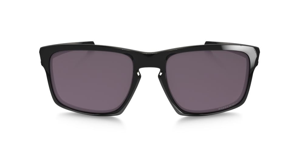 Oakley Silver Sunglasses Polished Black Frame, Prizm Daily Polarized Lens-OO9262-07