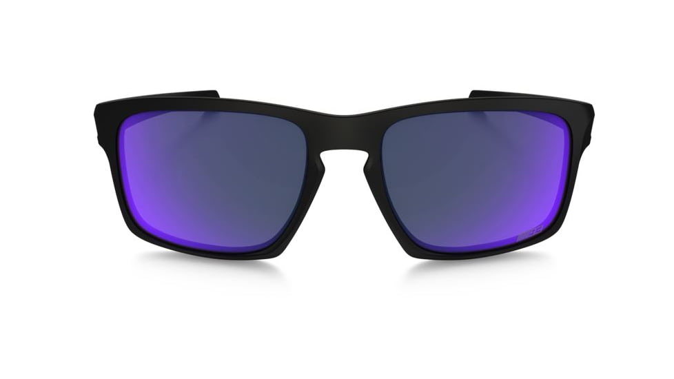Oakley Silver Sunglasses Sliver Matte Black Frame, Positive Red Iridium Lens-OO9262-20