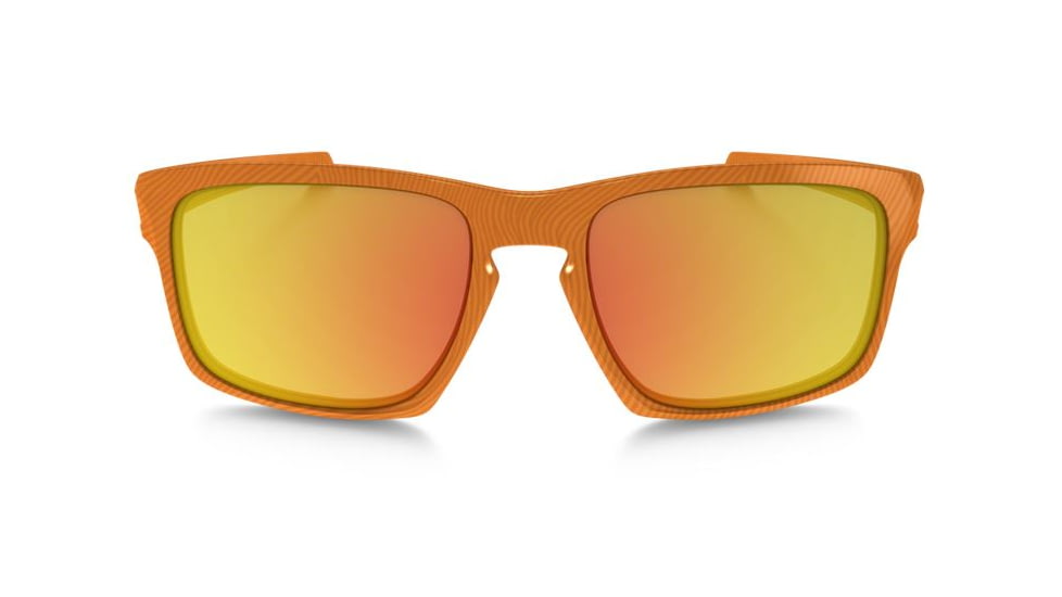 Oakley Sliver Sunglasses Atomic Orange Frame, Fire Iridium Lens-OO9262-16