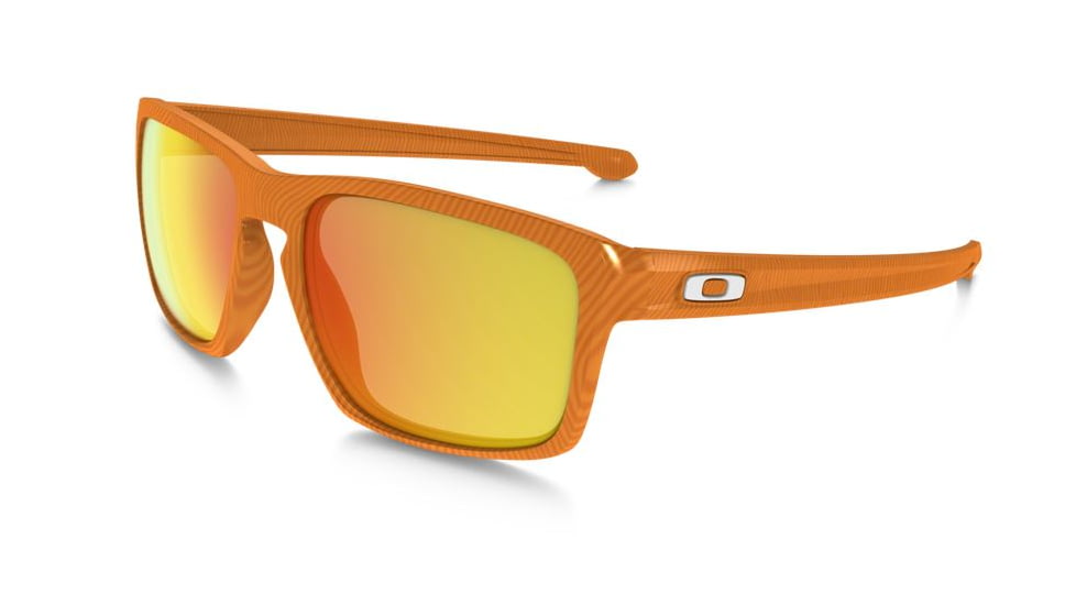 Oakley Sliver Sunglasses Atomic Orange Frame, Fire Iridium Lens-OO9262-16