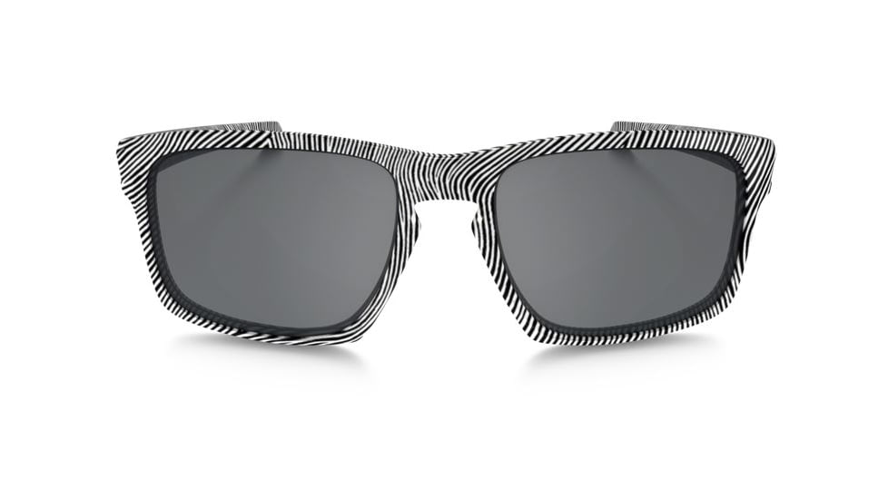 Oakley Sliver Sunglasses Fingerprint White Frame, Black Iridium Lens-OO9262-15