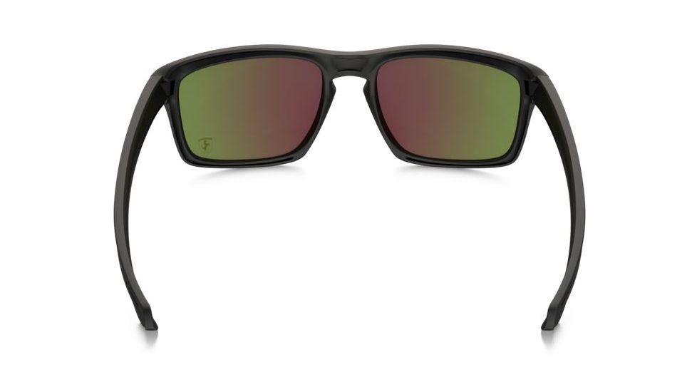 Oakley Sliver Sunglasses Matte Black Frame, Ruby Iridium Lens-OO9262-12