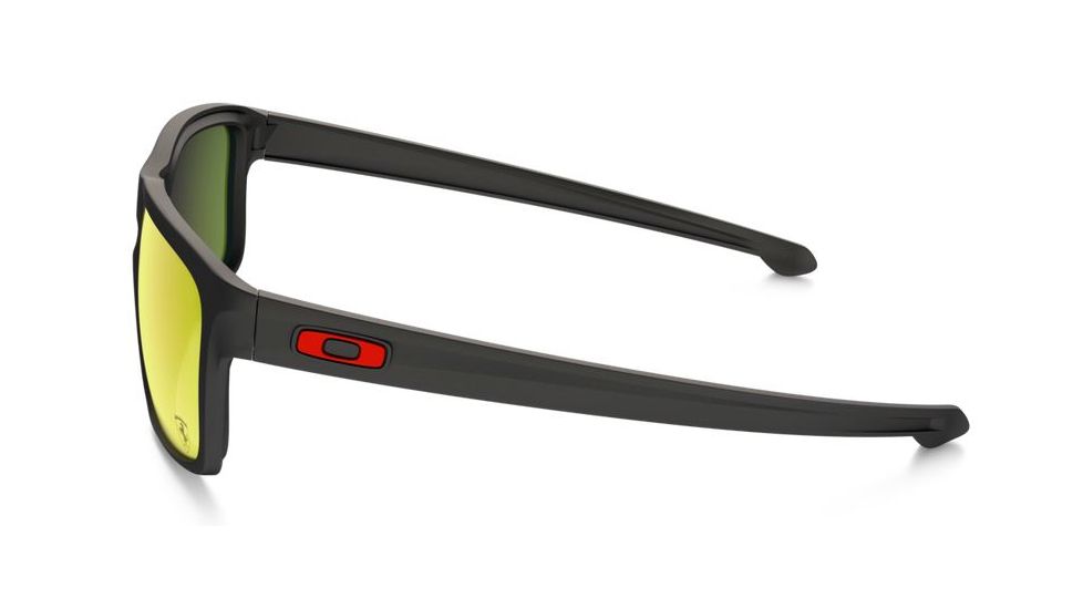 Oakley Sliver Sunglasses Matte Black Frame, Ruby Iridium Lens-OO9262-12