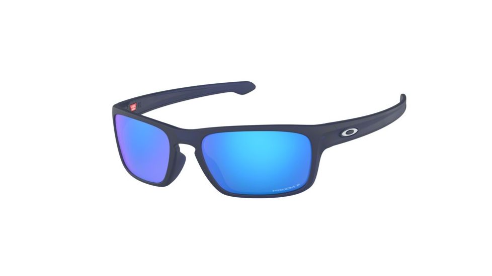 Oakley SLIVER STEALTH A OO9409 Sunglasses 940907-57 - Matte Translucent Blue Frame, Prizm Sapphire Polarized Lenses