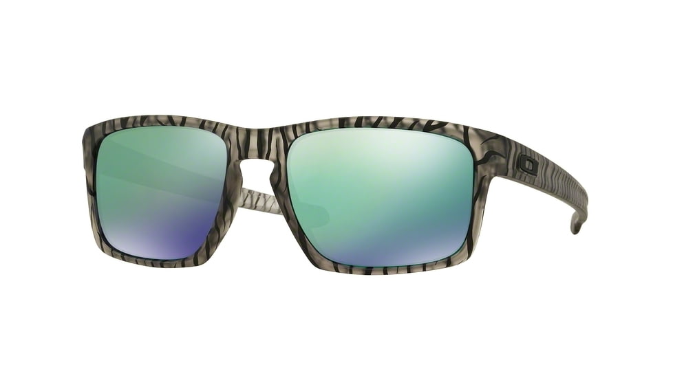 Oakley Sliver Sunglasses 926222-57 - Matte Olive Ink Urban Jungle Frame, Jade Iridium Lenses