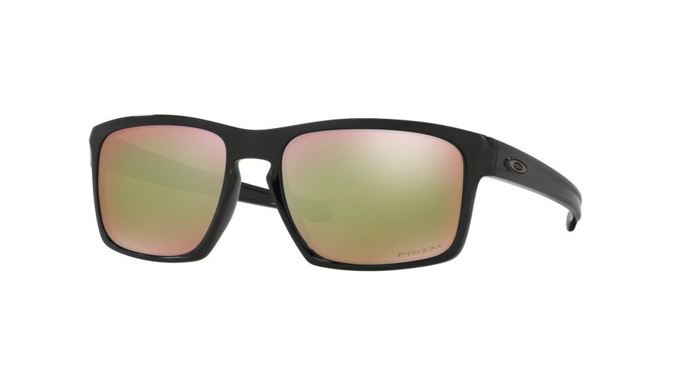 Oakley Sliver Sunglasses 926238-57 - Polished Black Frame, Prizm Shallow H2o Polarized Lenses