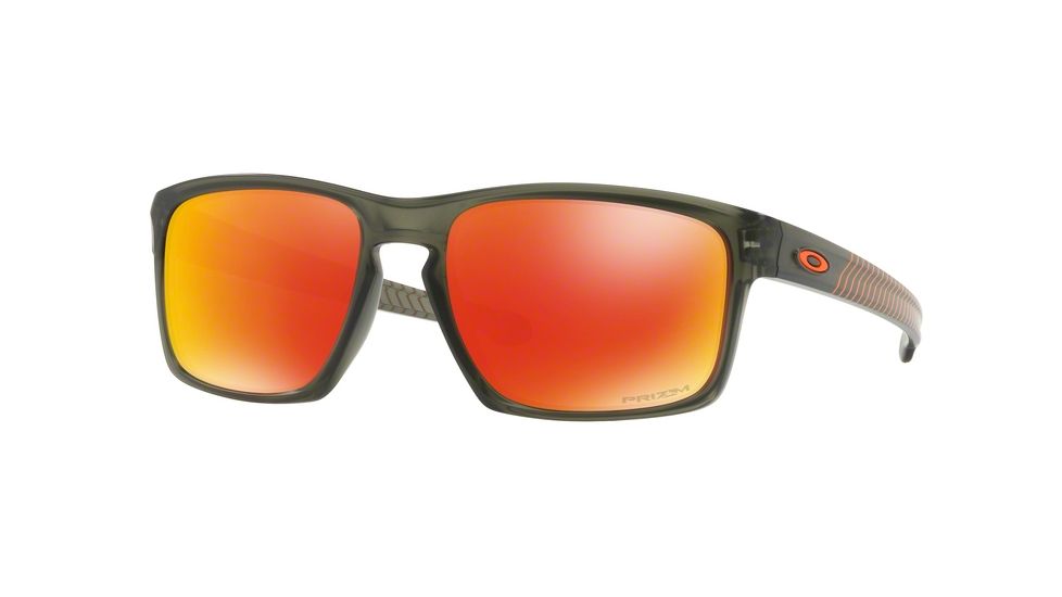 Oakley Sliver Sunglasses 926266-57 - Matte Olive Ink Frame, Prizm Ruby Lenses